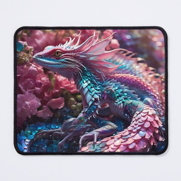Item preview, Ethereal Beauty: A Psychedelic Heavenly Basilisk Emerges from the Mist designed and sold by Best-Art-32.