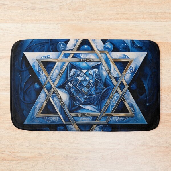 Item preview, decorative star of david holiday print designed and sold by dcrc.