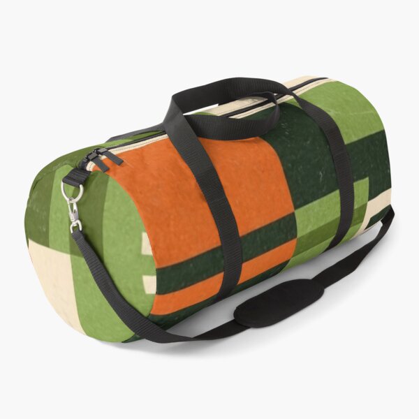 Item preview, Almost Squares Abstract Tile Collage in orange and green designed and sold by elhamart.