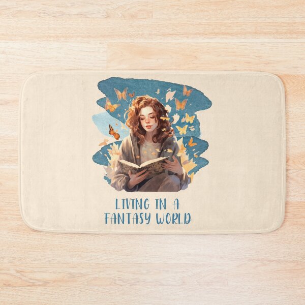 Item preview, Living in a Fantasy - Fantasy Reader - Book Lover - Bookish Gift designed and sold by JLCole.