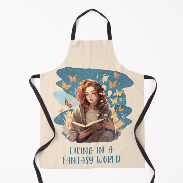Item preview, Living in a Fantasy - Fantasy Reader - Book Lover - Bookish Gift designed and sold by JLCole.