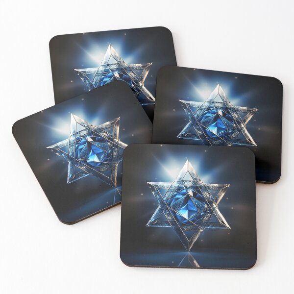 Item preview, decorative star of david holiday print designed and sold by dcrc.