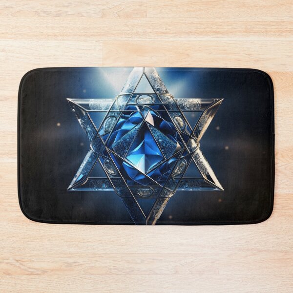 Item preview, decorative star of david holiday print designed and sold by dcrc.