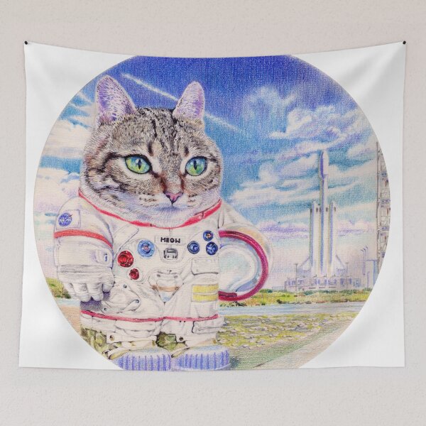 Item preview, Cosmonaut cat designed and sold by joselsanguiv.