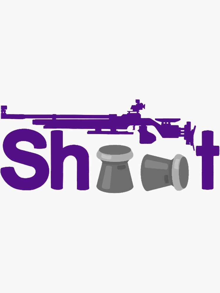 Thumbnail 3 of 3, Sticker, Air Rifle Shoot Pellet designed and sold by vanessamomon108.