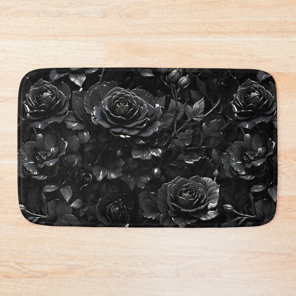 Item preview, Enchanting Black Roses: A Seamless Pattern of Delicate Beauty designed and sold by Best-Art-32.