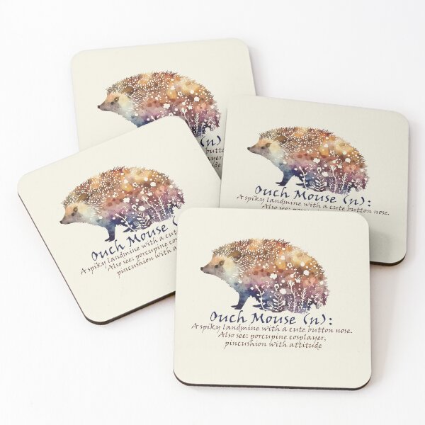 Item preview, Proper Funny Name Definition Hedgehog - Ouch Mouse designed and sold by GVRDesign.