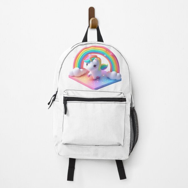 Item preview, 3D Cute Unicorn Under the Sparkling Rainbow designed and sold by erkabees.