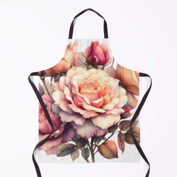 Item preview, Watercolor Rose Bouquet - A Pink Rose Study - Different Pattern designed and sold by Star-Fragment.