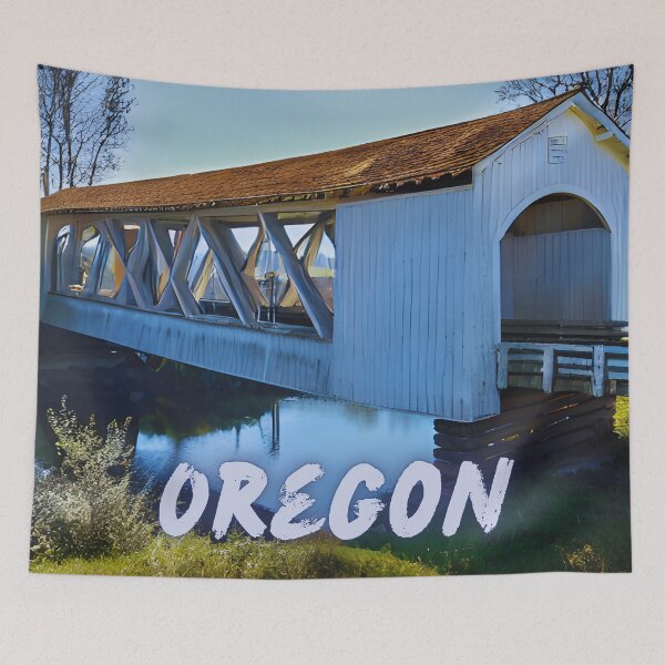 Item preview, Covered Bridge Oregon designed and sold by OregonsOwn.