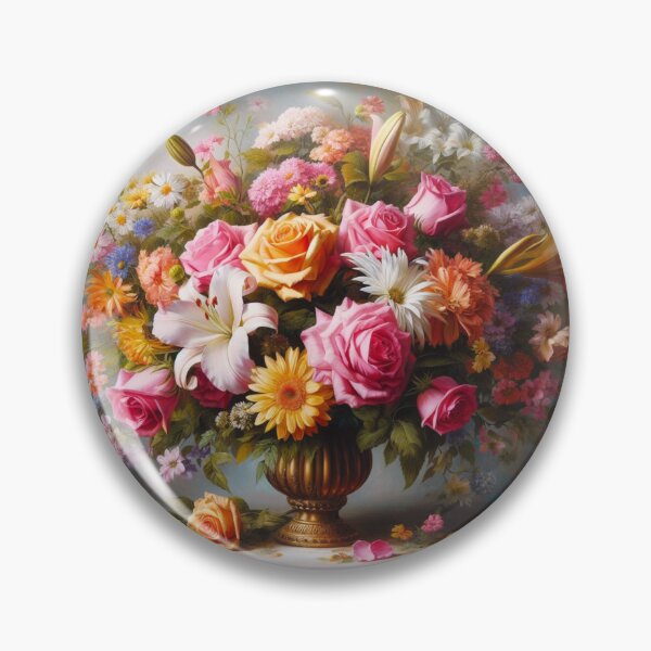 Aperçu de l'œuvre Vase de fleurs réaliste #1 créée et vendue par AIrtisticPrints.