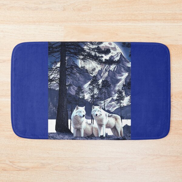 Item preview, White wolves in the night radiant designed and sold by RockyRambobo.