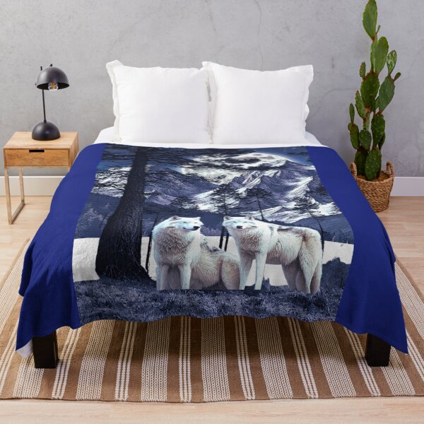 Item preview, White wolves in the night radiant designed and sold by RockyRambobo.
