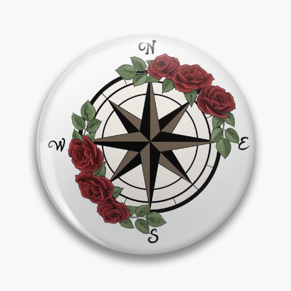 Item preview, Floral Compass Rose designed and sold by SongWEretson.