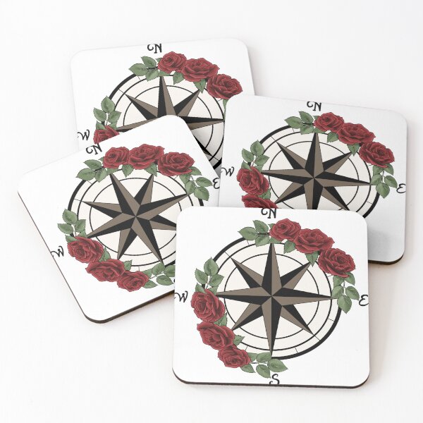 Item preview, Floral Compass Rose designed and sold by SongWEretson.
