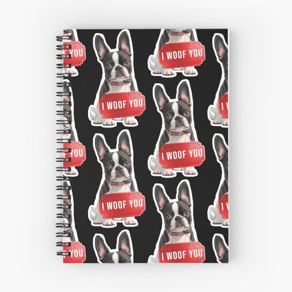 Artikelvorschau, Niedliche Boston-Terrier-Streuner-Zitate entworfen und verkauft von Patterns4Babies.