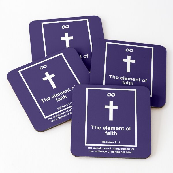 Item preview, Element of Faith periodic table element Christian designed and sold by KingdomEmporium.