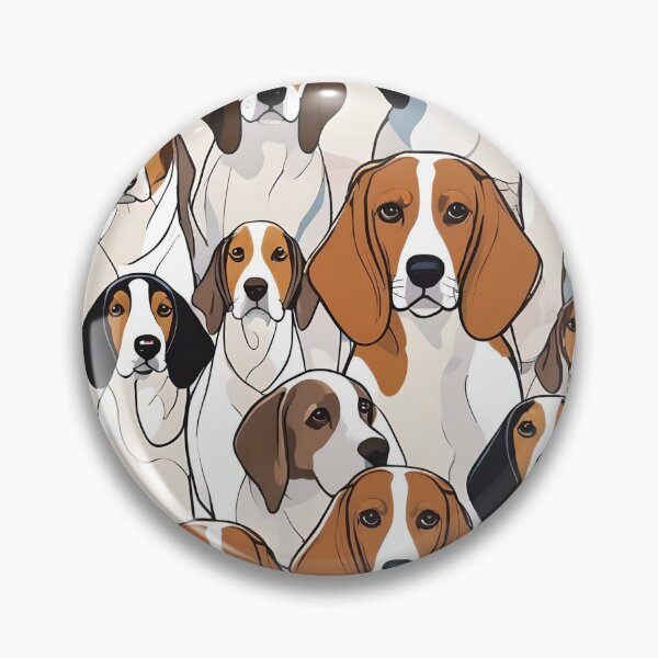 Item preview, All The Beagles Print designed and sold by GlomTho.