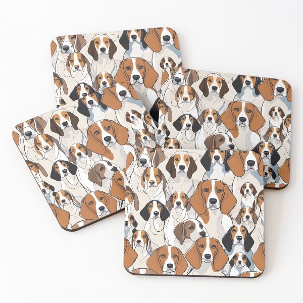 Item preview, All The Beagles Print designed and sold by GlomTho.