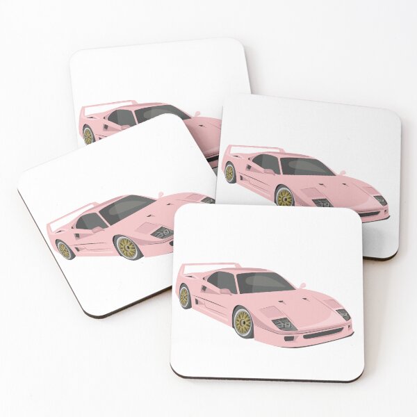 Item preview, Pink Ferrari F40 designed and sold by sodajelly-co.