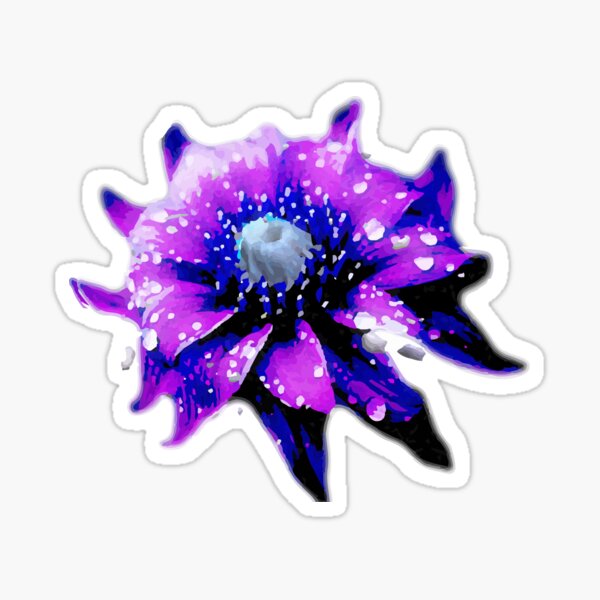 Purple Bloom Sticker
