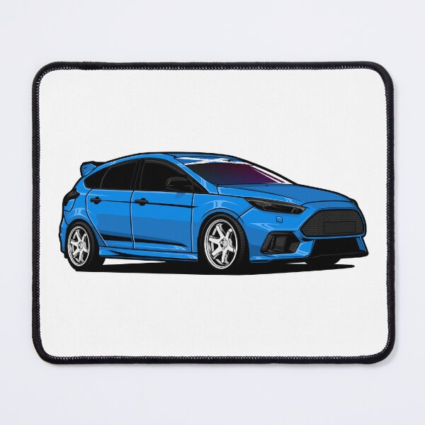 Aperçu de l'œuvre Ford Focus RS Bleu - Autocollant créée et vendue par vektoranda.