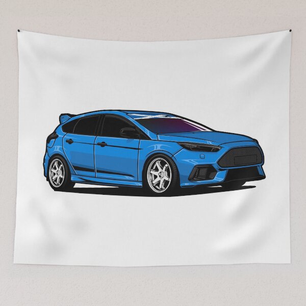 Item preview, Ford Focus RS Blue designed and sold by vektoranda.