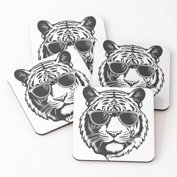 Item preview, Cool Tiger Wearing Sunglasses designed and sold by LionessLove.