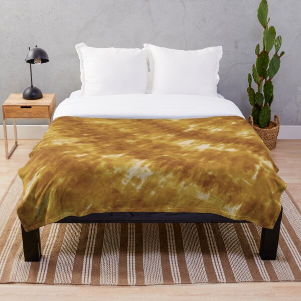 Aperçu de l'œuvre Boho Ocre Jaune Automne Tie Dye créée et vendue par PrettyPixel0.