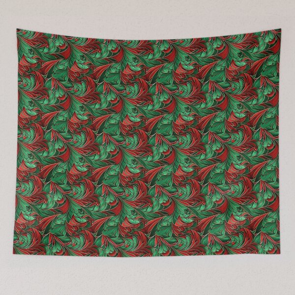 Item preview, Abstract Christmas Red, green, gold designed and sold by melridger.