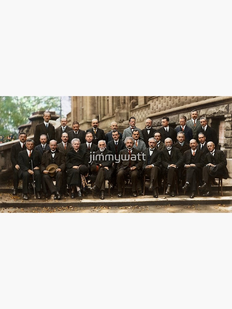 The Solvay Conference Color by jimmywatt