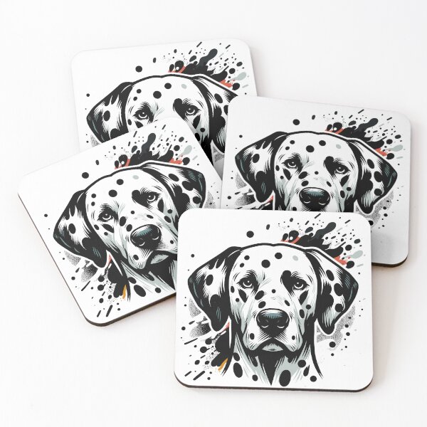 Item preview, Spotted Sentinel - Dalmatian Portrait in Splatter Art designed and sold by RyanBelandres.