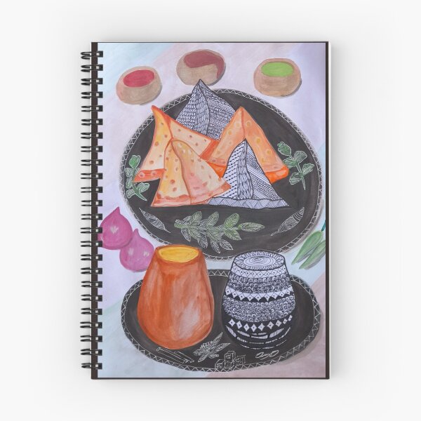 Item preview, Chai and Samosa  designed and sold by Kiruthikaarts.