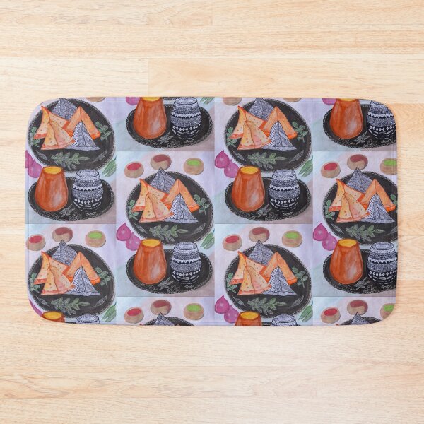 Item preview, Chai and Samosa  designed and sold by Kiruthikaarts.