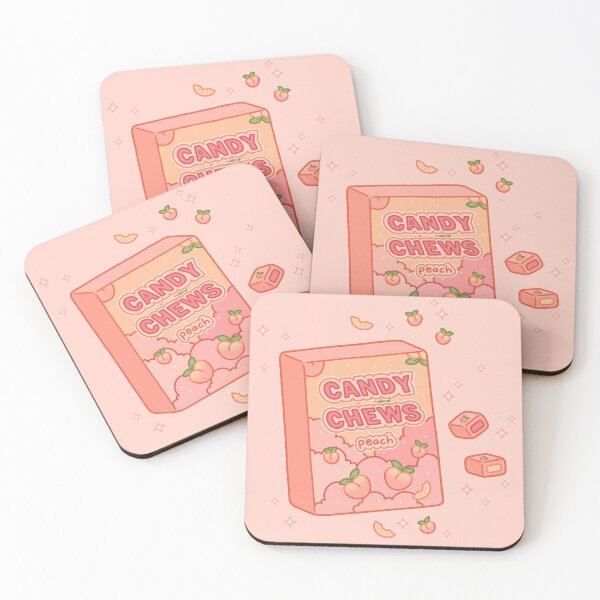 Item preview, peach candy designed and sold by Tenti-Q.