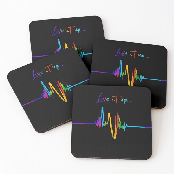 Item preview, Vibrant Life Pulse - Live It Up Artwork designed and sold by inkArtistryfine.