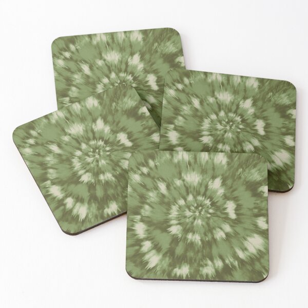 Item preview, Boho Green Fall Tie Dye Swirl designed and sold by PrettyPixel0.