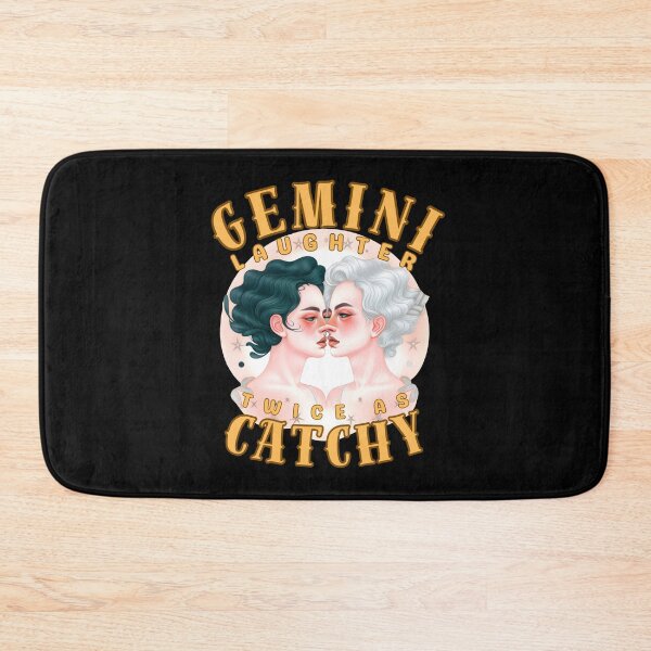 Item preview, Gemini Laughter: Twice As Catchy. gemini zodiac sign designed and sold by ZodiacWonders.