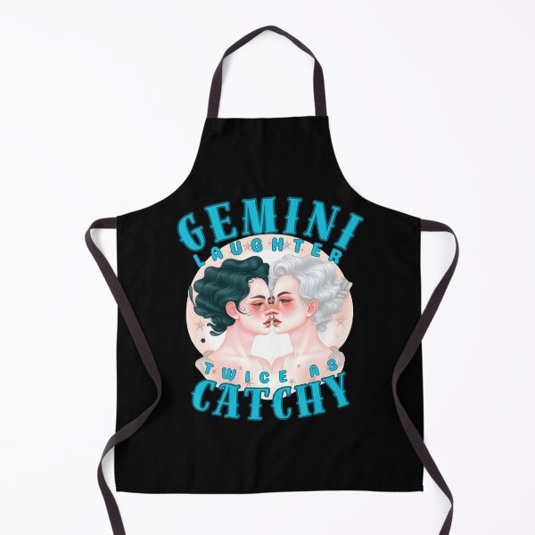 Item preview, Gemini Laughter: Twice As Catchy. gemini birthday designed and sold by ZodiacWonders.