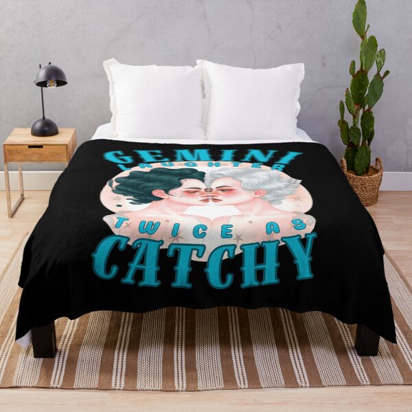 Item preview, Gemini Laughter: Twice As Catchy. gemini birthday designed and sold by ZodiacWonders.