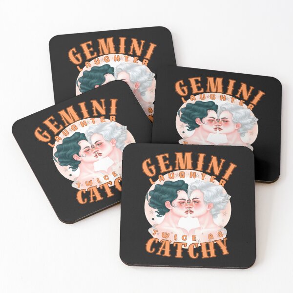 Item preview, Gemini Laughter: Twice As Catchy. gemini quote designed and sold by ZodiacWonders.