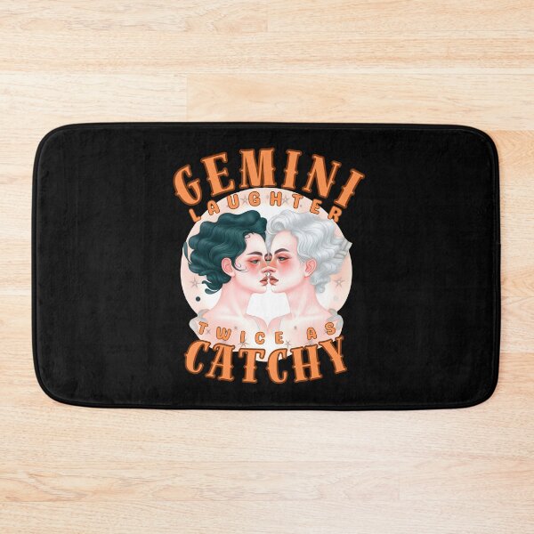 Item preview, Gemini Laughter: Twice As Catchy. gemini quote designed and sold by ZodiacWonders.