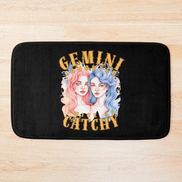 Item preview, Gemini Laughter: Twice As Catchy. gemini funny designed and sold by ZodiacWonders.