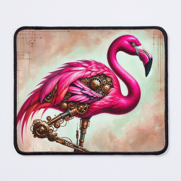 Item preview, Steampunk Pink Flamingo designed and sold by NovosArt.