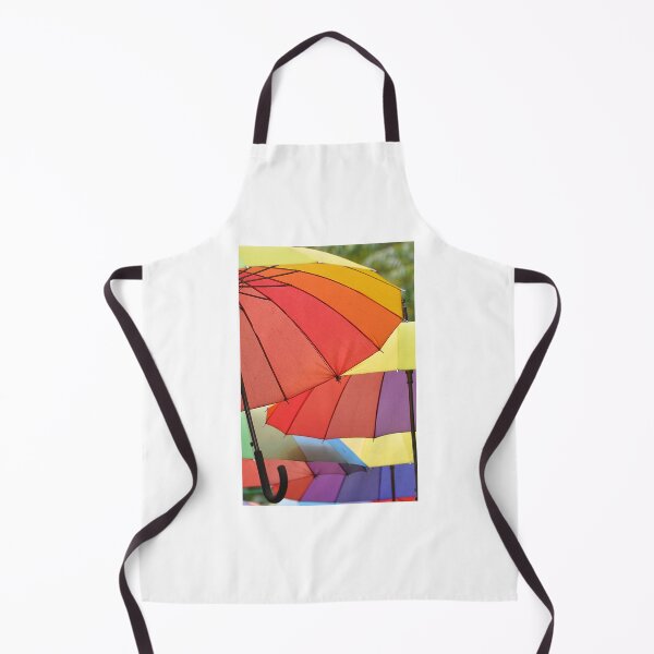 Item preview, A collection of rainbow umbrellas strung up and flying vertical designed and sold by IPPhotography.
