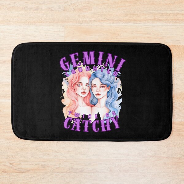 Item preview, Gemini Laughter: Twice As Catchy. gemini season designed and sold by ZodiacWonders.