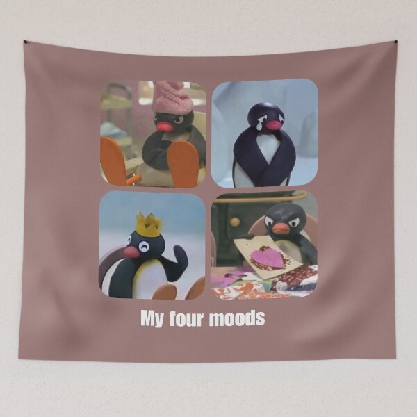 Item preview, Many Moods of Penguin  designed and sold by selahrae.