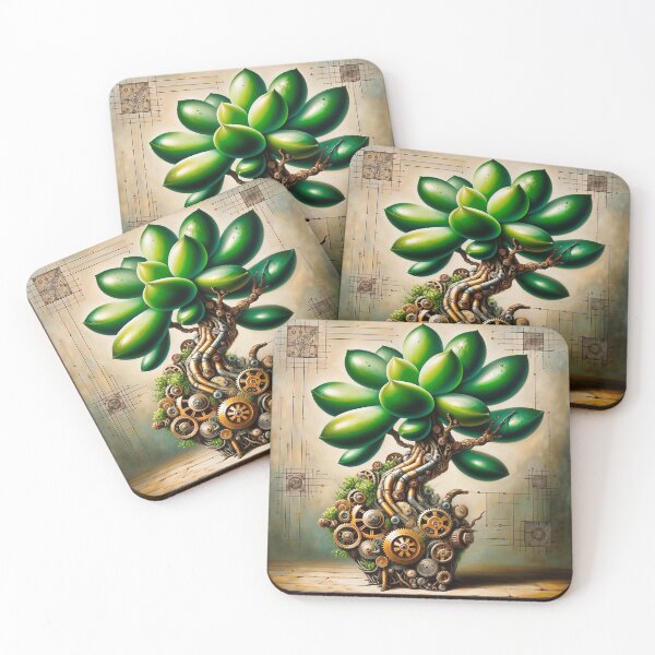 Item preview, Steampunk Jade Plant designed and sold by NovosArt.