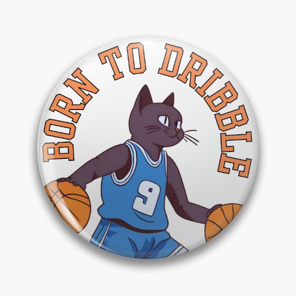 Item preview, Born to Dribble - Sports Anime Cat Playing Basketball designed and sold by Millusti.
