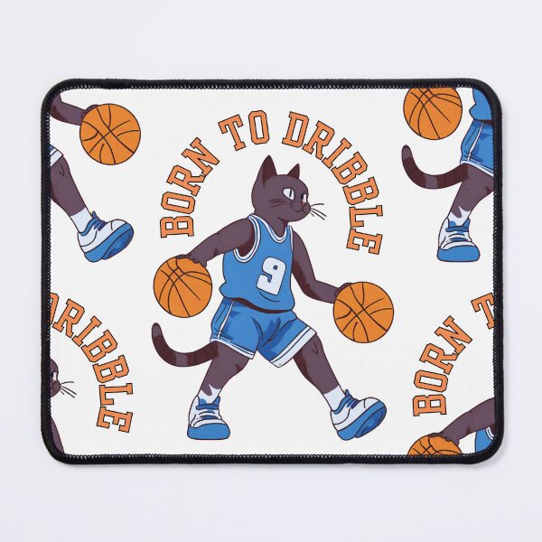 Item preview, Born to Dribble - Sports Anime Cat Playing Basketball designed and sold by Millusti.